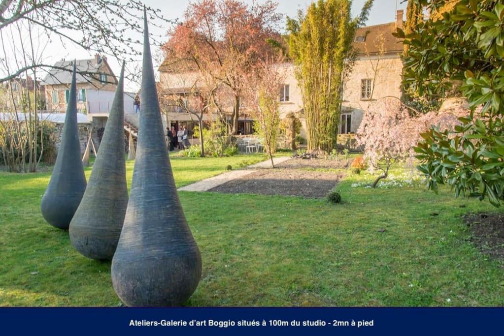 Amman Studio Avec Terrasse Au Coeur Du Village Impressionniste Auvers-sur-Oise Extérieur photo